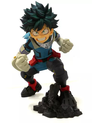 フィギュア　緑谷出久(アニメーション彩色) 「アミューズメント一番くじ 僕のヒーローアカデミア BWFC 造形Academy SUPER MASTER STARS PIECE THE IZUKU MIDORIYA」 THE ANIME賞 フィギュア