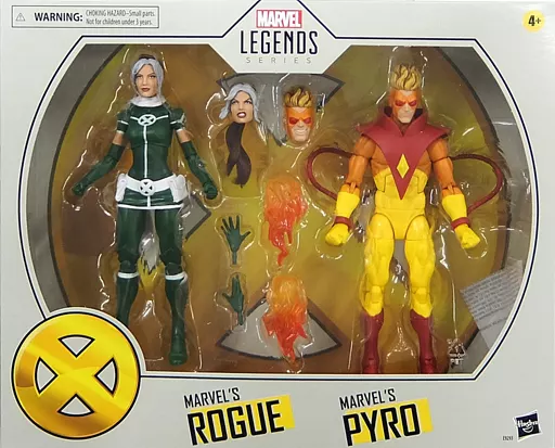 フィギュア　ローグ＆パイロ (2体セット) 「X-MEN」 ハズブロアクションフィギュア 6インチ マーベルレジェンド