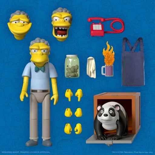 フィギュア　モー・シズラック 「ザ・シンプソンズ」 アルティメイト 7インチ アクションフィギュア