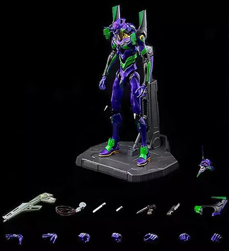 ロボ道 エヴァンゲリオン初号機(夜間戦闘カラー) 「ヱヴァンゲリヲン新劇場版」 アクションフィギュア GOODSMILE ONLINE SHOP限定