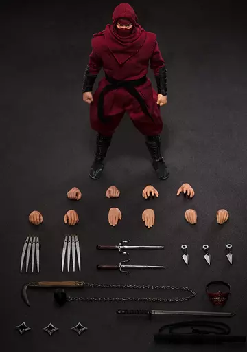 フィギュア　シャドーニンジャ(レッド) 1/12 アクションフィギュア