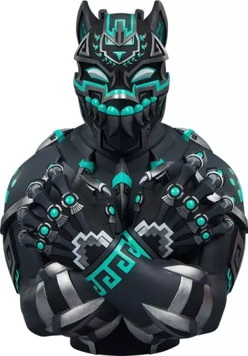 フィギュア　ブラックパンサー by ジェシー・ヘルナンデス 「ブラックパンサー」 デザイナー・トイ アンルーリー・インダストリーズ バスト