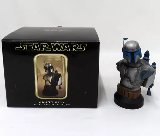新品 ジャンゴフェット ミニバスト 胸像 フィギュア スターウォーズ ミニバスト 駿河屋 -<中古>ジャンゴ・フェット 「スター・ウォーズ