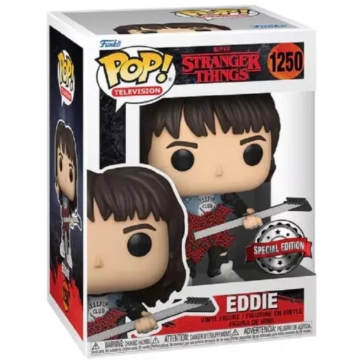 フィギュア　エディ(ギター) 「ストレンジャー・シングス 未知の世界」 POP! Television Series #1250 ターゲット限定