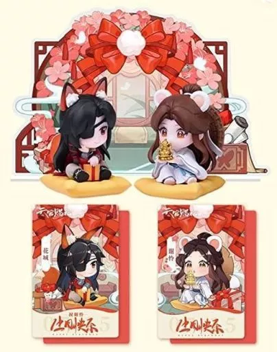 天官賜福　花栖椿歳　フィギュア　謝憐誕 駿河屋 -<中古>謝憐＆花城 花栖椿歳ver. 「天官賜福」 PVC＆ABS製塗装
