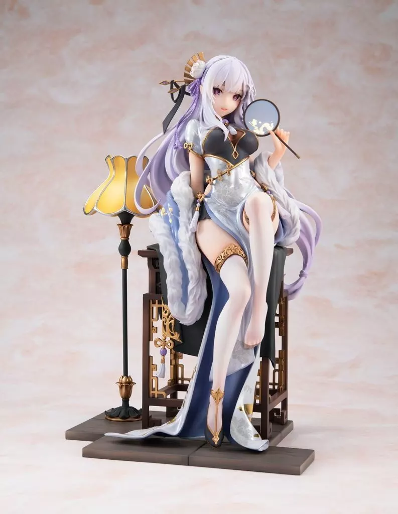 フィギュア　エミリア優雅美人ver. 「Re：ゼロから始める異世界生活」 KDcolle 1/7 プラスチック製塗装済み完成品 カドカワストア限定