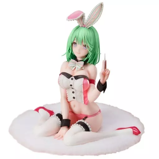 フィギュア　ピンク×バニー 「DSマイル イラスト」 塗装済み完成品
