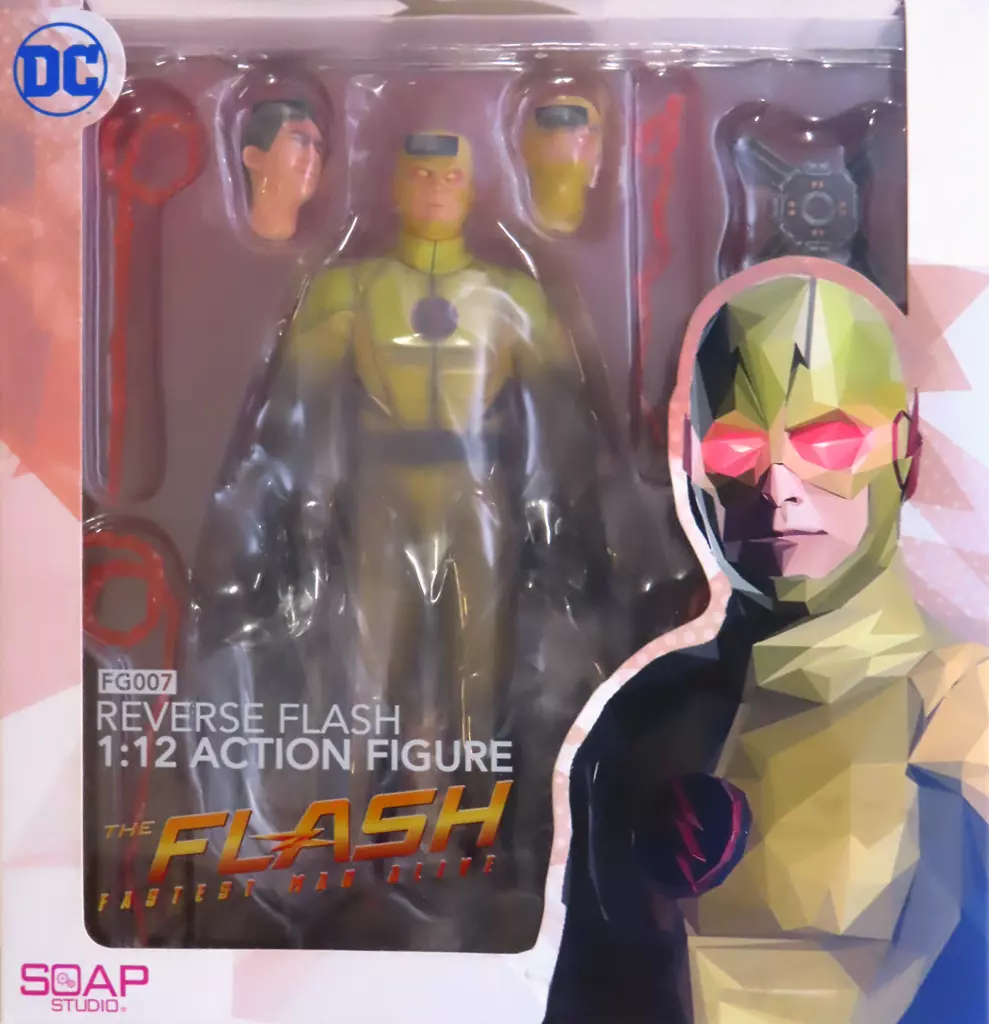 soap studio リバースフラッシュ　中古美品 FLASH/フラッシュ/ リバース・フラッシュ 1/12 アクションフィギュア