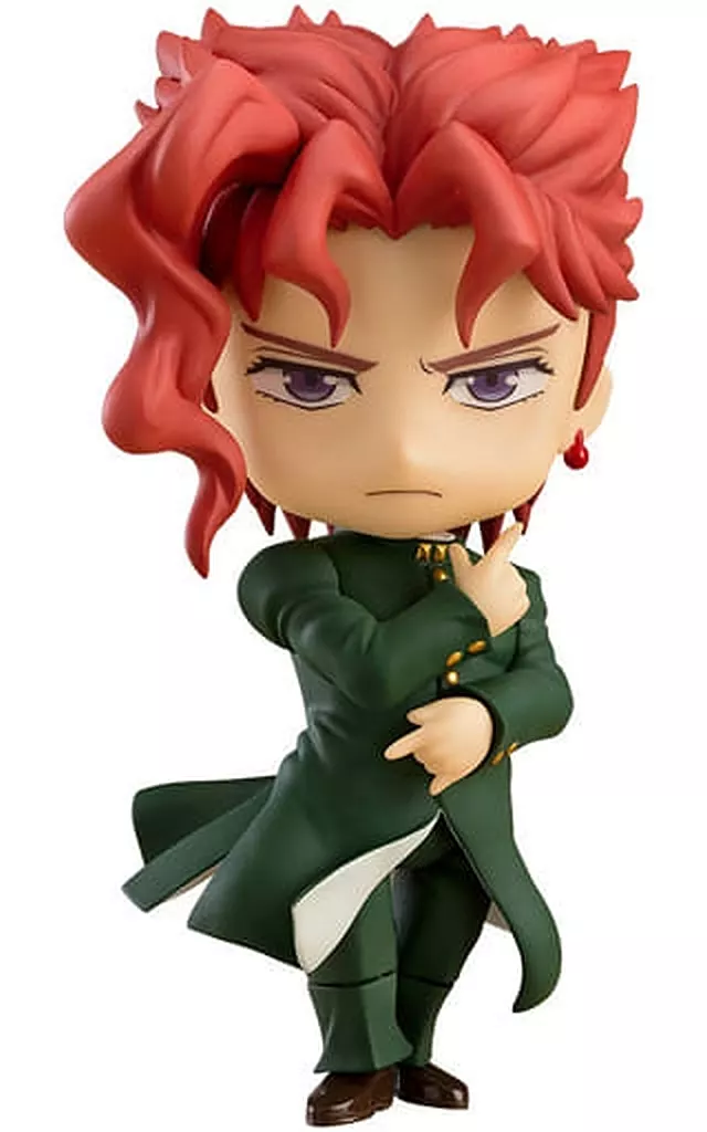 フィギュア　[付属品欠品/ランクB/特典付き] ねんどろいど 花京院典明 「ジョジョの奇妙な冒険 第三部 スターダストクルセイダース」 GOODSMILE ONLINE SHOP限定