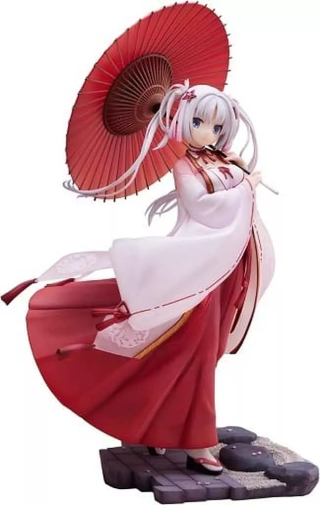 【未開封】ゆずソフト　千恋＊万花　朝武芳乃　フィギュア　あみあみ限定版 あみあみ限定】千恋＊万花 朝武芳乃 新品未開封 特典付き 朝