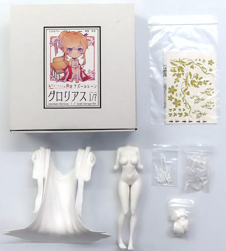 フィギュア　グロリアス とらぶるプラム 「アズールレーン」 1/7 ガレージキット
