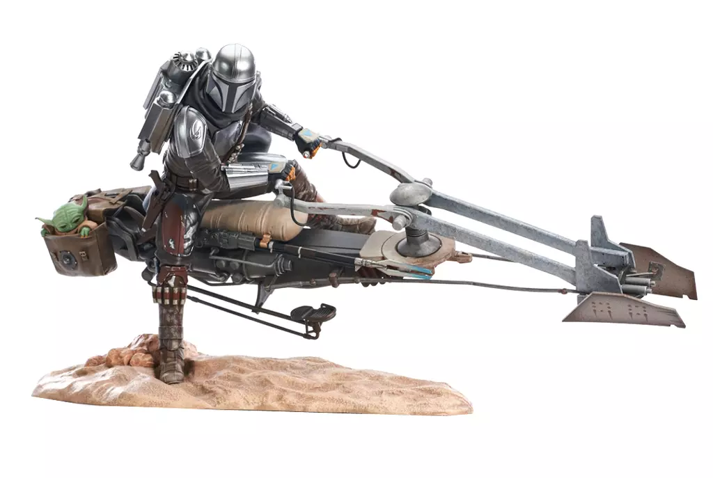 フィギュア　The Mandalorian on Swoop Bike 「マンダロリアン」 1/7 スタチュー ジェントルジャイアント プレミアムギルドメンバー限定