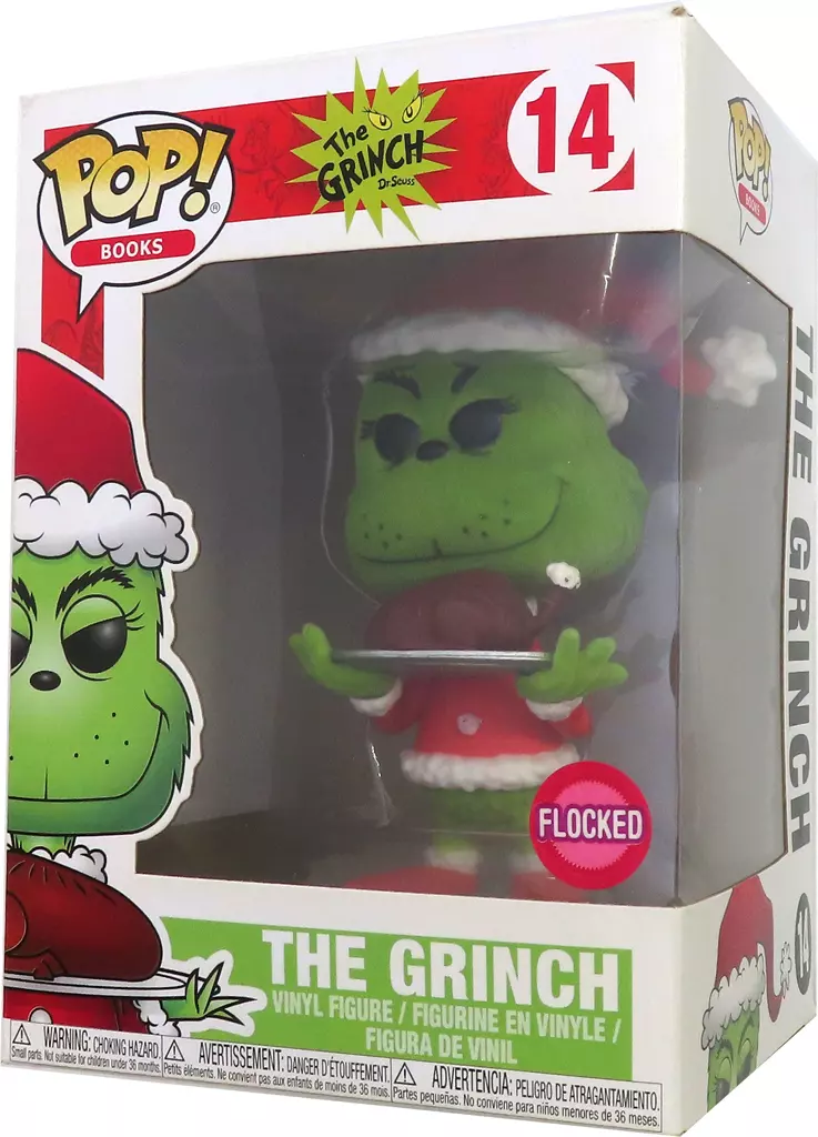 フィギュア　グリンチ(フロッキー仕様) 「いじわるグリンチのクリスマス」 POP! BOOKS Series #14