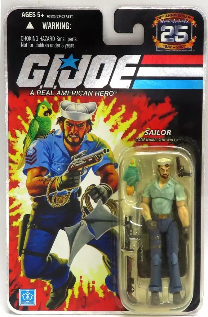 フィギュア　SAILOR-セーラー- 「G.I.ジョー」 3.75インチ アクションフィギュア