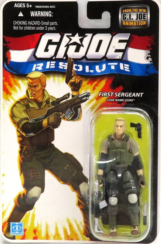 フィギュア　FirstSergeant-デューク- 「G.I.ジョー」 3.75インチ アクションフィギュア