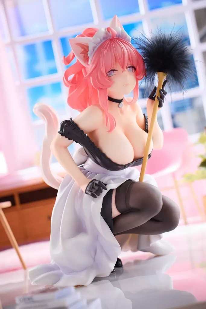 フィギュア　ねこの思い メイドねこ もちゃん 1/4 PVC製塗装済み完成品