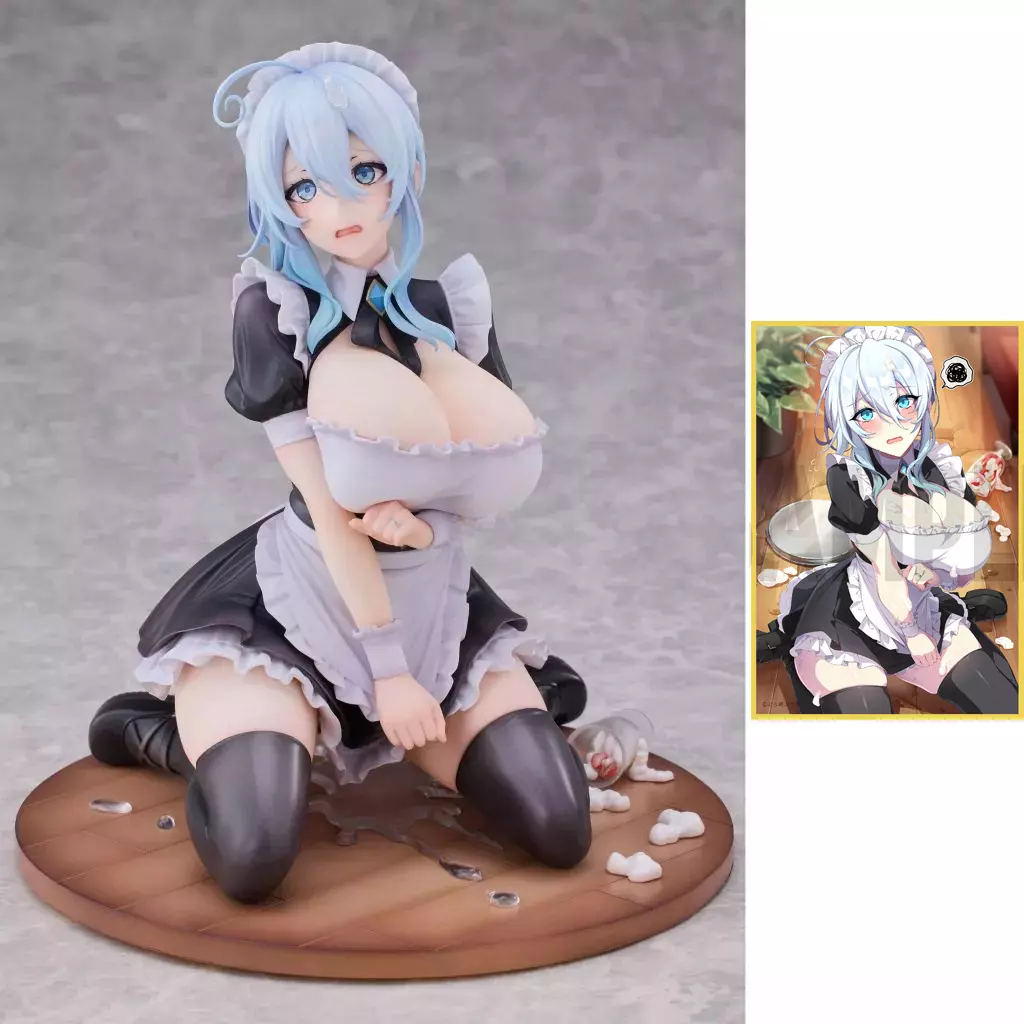 フィギュア　未亡人の雪女 雪乃深冬 メイドver. 通常Ver. 1/6 PVC＆ABS製塗装済み完成品
