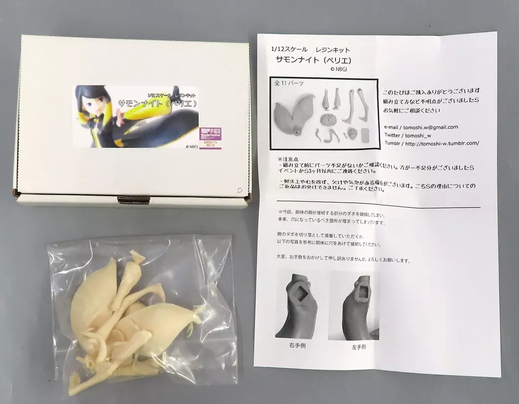フィギュア　ペリエ 「サモンナイト」 1/12 ガレージキット ワンダーフェスティバル2013夏限定