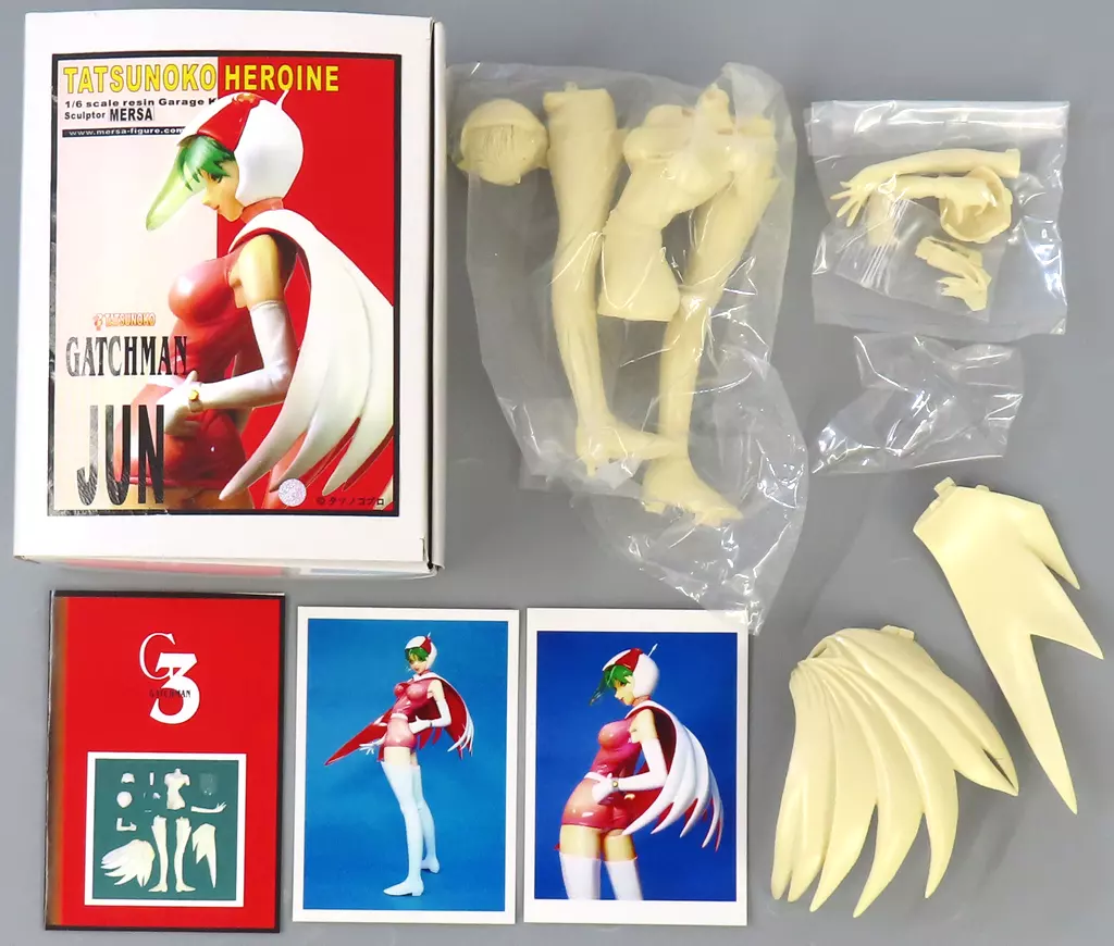 フィギュア　白鳥のジュン 「科学忍者隊ガッチャマン」 TATSUNOKO HEROINE 1/6 ガレージキット