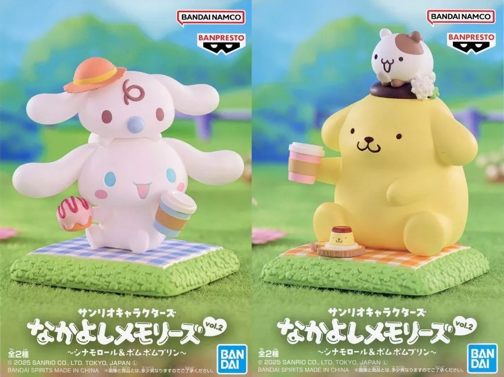 全2種セット 「サンリオキャラクターズ」 なかよしメモリーズ vol.2 ～シナモロール＆ポムポムプリン～