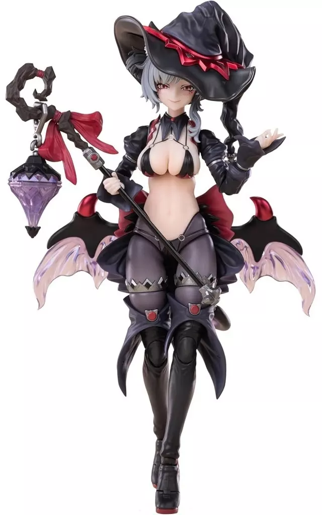 見習魔女・星川猫猫　アクションフィギュア　黒髪Ver. 見習魔女・星川猫猫 完成品アクションフィギュア 黒髪Ver. 1/12