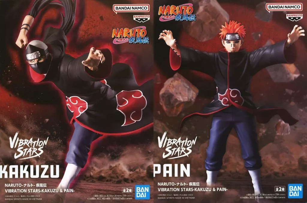 Naruto Shippuden Vibration Stars Kakuzu and Pain Figure Set 2pcs