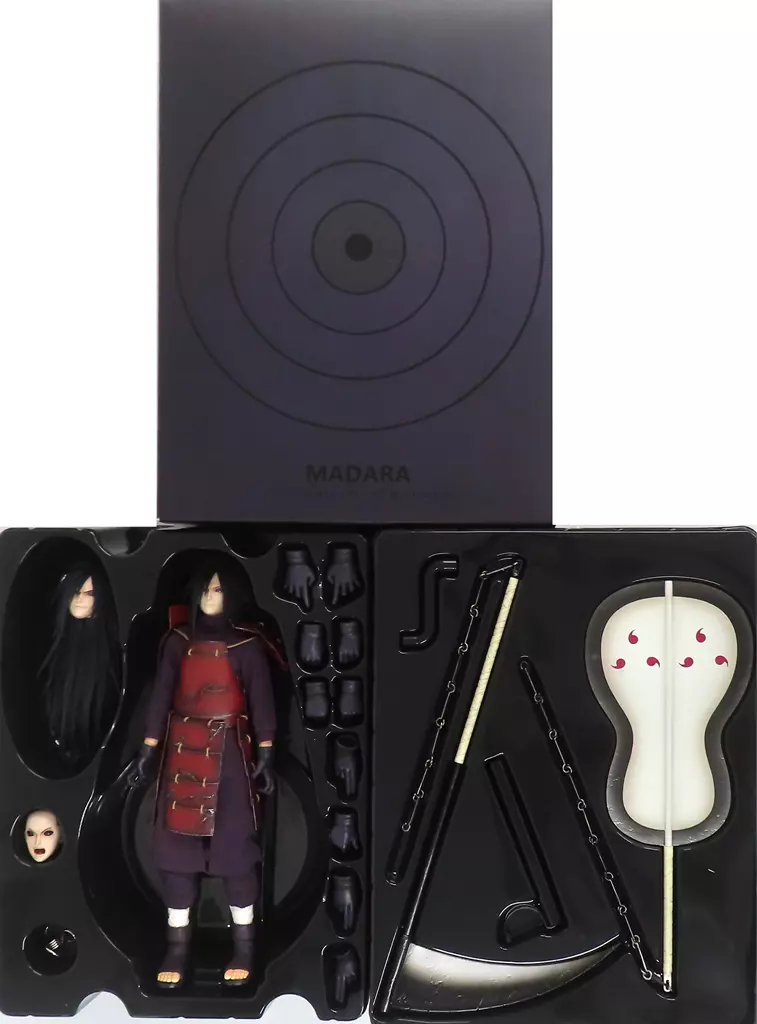 うちはマダラ 「NARUTO-ナルト- 疾風伝」 1/6 アクション（台座欠品/箱不備(中)）_img