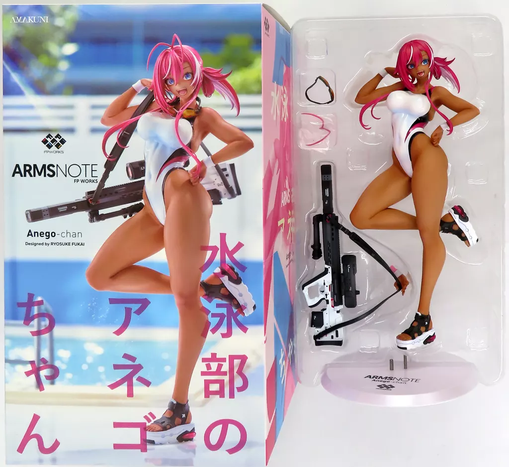 駿河屋 -<中古>水泳部のアネゴちゃん 「ARMS NOTE」 1/7 塗装済み完成