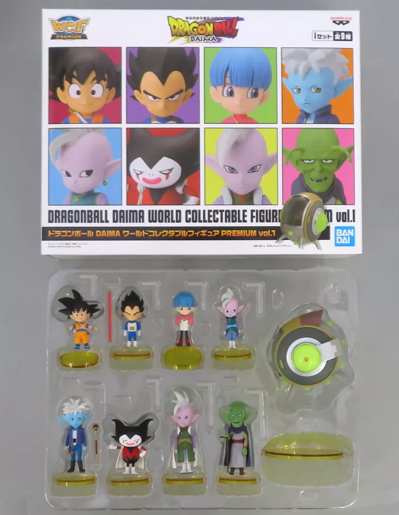 ワールドコレクタブルフィギュアPREMIUM vol.1(9体セット) 「ドラゴンボールDAIMA」(箱・ジャケット・ケース不備(中))