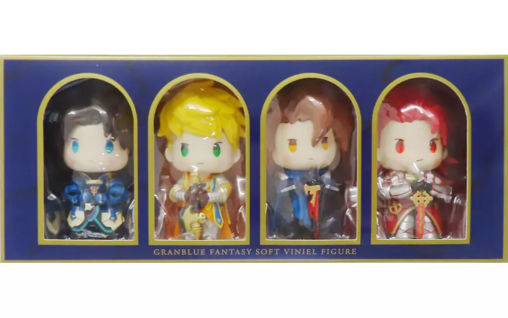 CRAFTHOLiC × グランブルーファンタジー 四騎士セット 駿河屋 -<中古>四騎士ちびキャラ(4体セット) 「グランブルー