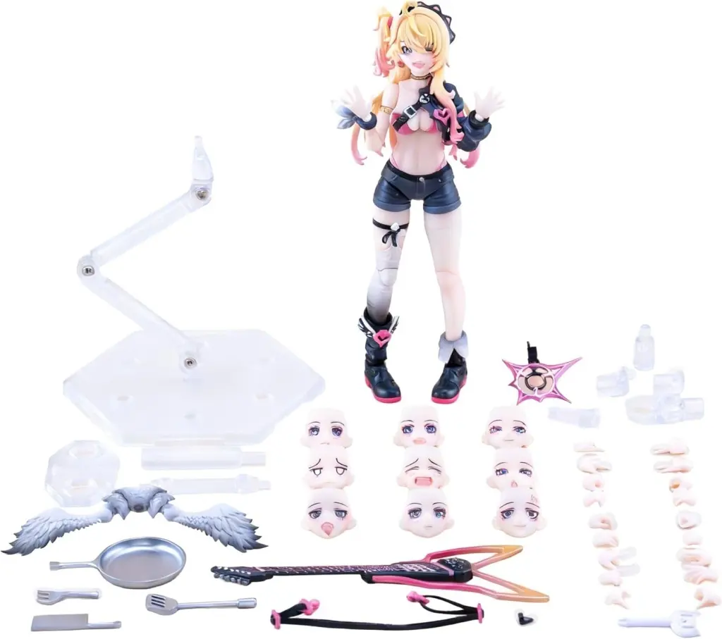 駿河屋 -<中古>魔音天使・星川猫猫 黄髪Ver. 1/12 アクション