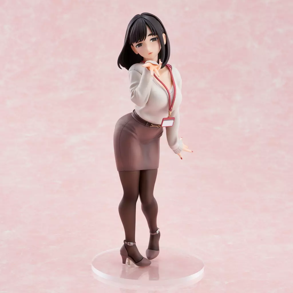 フィギュア　[破損品/ランクB] 後輩ちゃん LIMITED Throw KISS Ver. 「がんばれ同期ちゃん」 ATBC-PVC＆ABS製塗装済み完成品 ユニオンクリエイティブオンライン限定