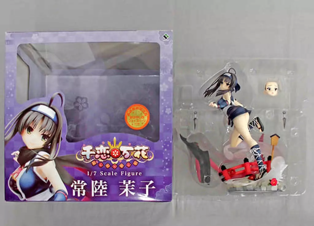 1/3.5 千恋*万花　常陸茉子 完成品フィギュア　（あみあみ限定版） 千恋*万花 常陸茉子 1/3.5 完成品フィギュア あみあみ限定版
