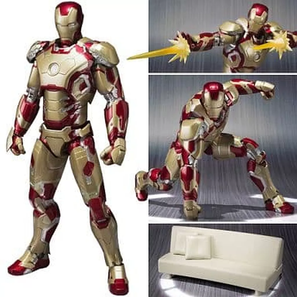フィギュア　[破損品/初回特典付] S.H.Figuarts アイアンマン マーク42 「アイアンマン3」