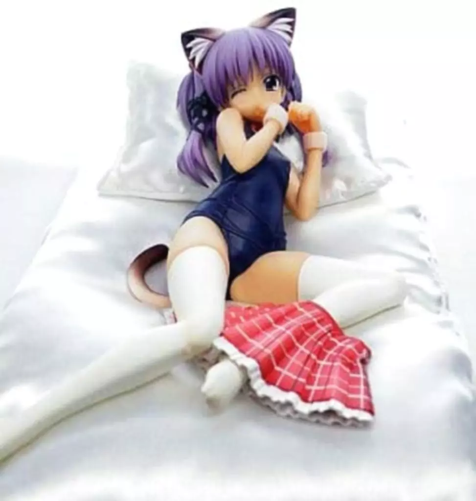 フィギュア　[破損品] 菜々子 ネコ耳スクール水着 黒ネコ版 「ToHeart2 AnotherDays」 1/5 PVC塗装済み完成品