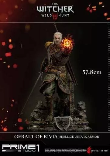 フィギュア　[破損品/ランクB] ゲラルト スケリッジ・アーマー EX版 「ウィッチャー3 ワイルドハント」 プレミアムマスターライン 1/4 ポリストーン製スタチュー プライム1スタジオ限定 駿河屋 -<中古>[破損品/ランクB] ゲラルト スケリッジ・アーマー