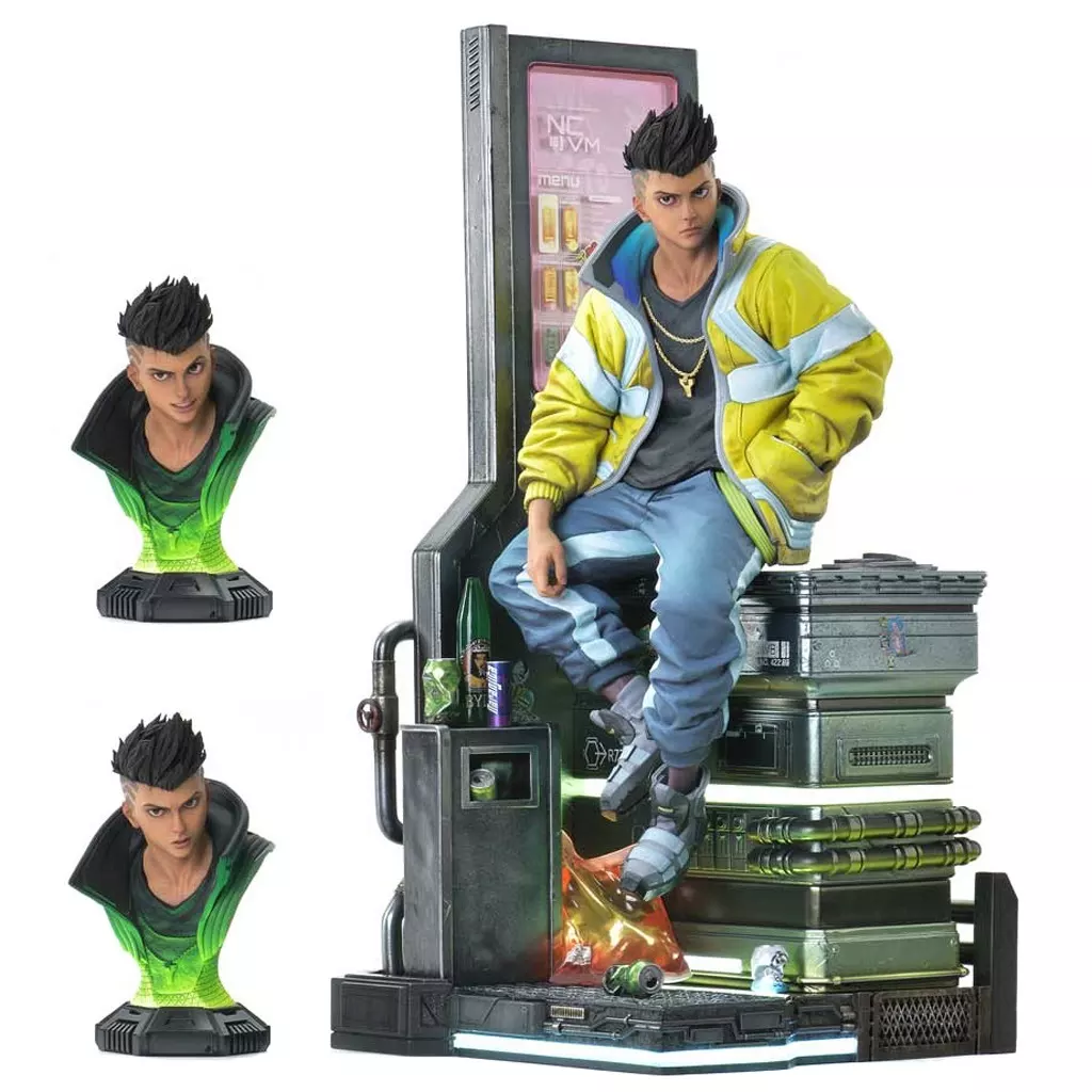 デイビッド DX版 「サイバーパンク：エッジランナーズ」 リアルエリートマスターライン 1/4 ポリストーン製スタチュー