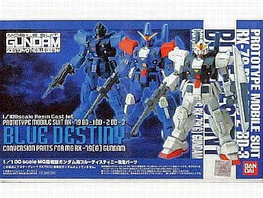 1/100 MG陸戦型 ガンダム用 ブルーディスティニー改造パーツ 「機動戦士ガンダム外伝 THE BLUE DESTINY」[B-CLUB]