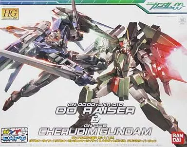 プラモデル　1/144 HG GN-0000+GNR-010 ダブルオーライザー＆GN-006 ケルディムガンダム クリアカラーバージョン 「機動戦士ガンダム00」 ガンプラEXPO限定 [0160365]