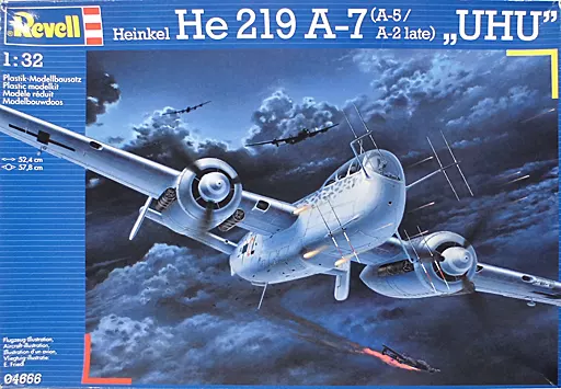 プラモデル　1/32 Heinkel He 219 A-7 A-5/A-2 late ”UHU” [04666]
