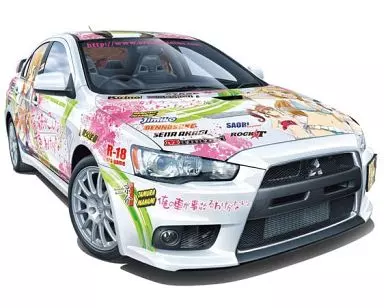 プラモデル　1/24 俺の妹がこんなに可愛いわけがない。Ver.2 ランサー エボリューションX 「痛車シリーズ No.32」 [007341] 駿河屋 -<中古>1/24 俺の妹がこんなに可愛いわけがない。Ver.2