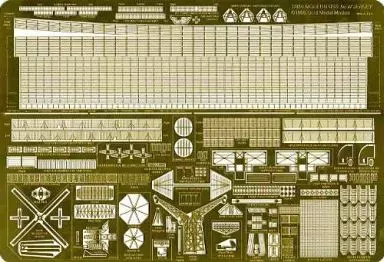 プラモデル　1/350 米・戦艦 BB-62 ニュージャージー用 エッチングパーツ [GM3501]