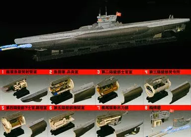1/144 8種セット Uボート VII C型 灰色迷彩(淡灰) 駿河屋 -<中古>1/144 8種セット Uボート VII C型 灰色迷彩(淡灰