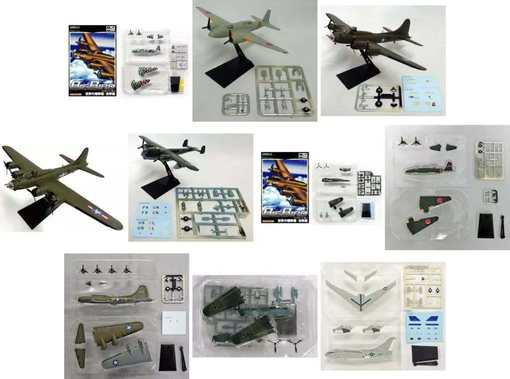 全10種 1/144 「ミリタリーエアクラフトシリーズ ビッグバード Vol.3」