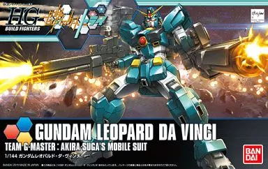 プラモデル　1/144 HGBF ガンダムレオパルド・ダ・ヴィンチ 「ガンダムビルドファイターズトライ」