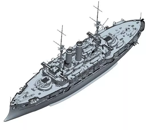 1/200 戦艦 三笠 「ウォーシップシリーズ」 [BB-001]