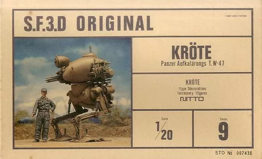 プラモデル　1/20 KROTE Panzer Aufkalarungs T.W-47 「S.F.3.D ORIGINAL」 シリーズNo.9 [24109]