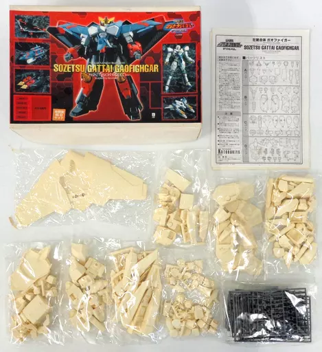 【未組立品】壮絶合体ガオファイガー　 レジンキャストキット [GG-23] 駿河屋 -<中古>[破損品] 1/144 壮絶合体 ガオファイガー 「勇者王