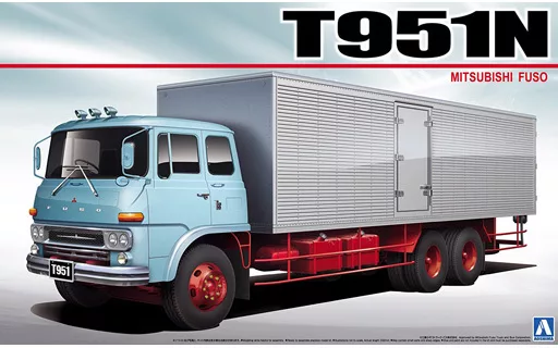 プラモデル　1/32 ふそう T951N アルミバン 「ヘビーフレイトシリーズ No.1」 [52044]