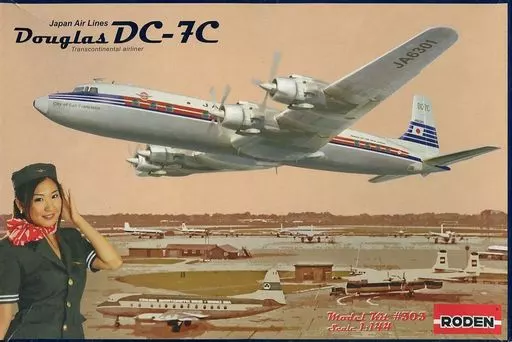 プラモデル　1/144 Japan Air Line Douglas DC-7C [303]